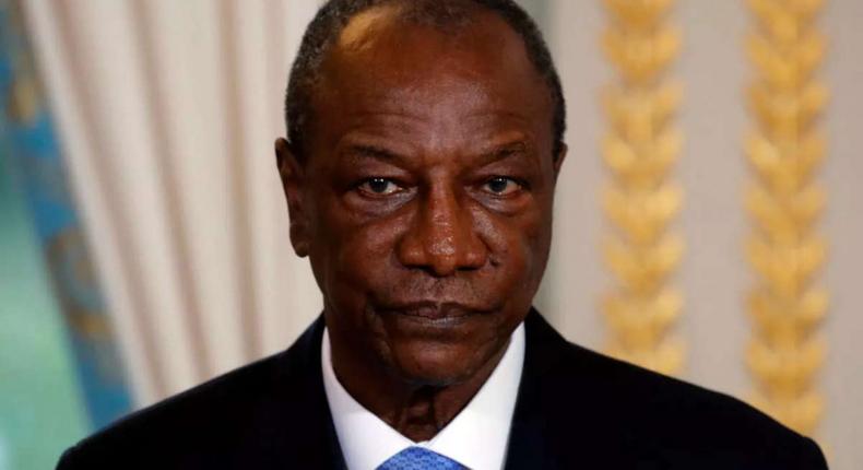 Alpha Condé, ex président de Guinée Conakry/ PHILIPPE WOJAZER / POOL / AFP