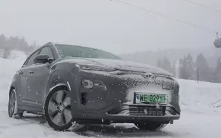 Hyundai Kona Electric – starcie elektryka z zimą i z trasą 