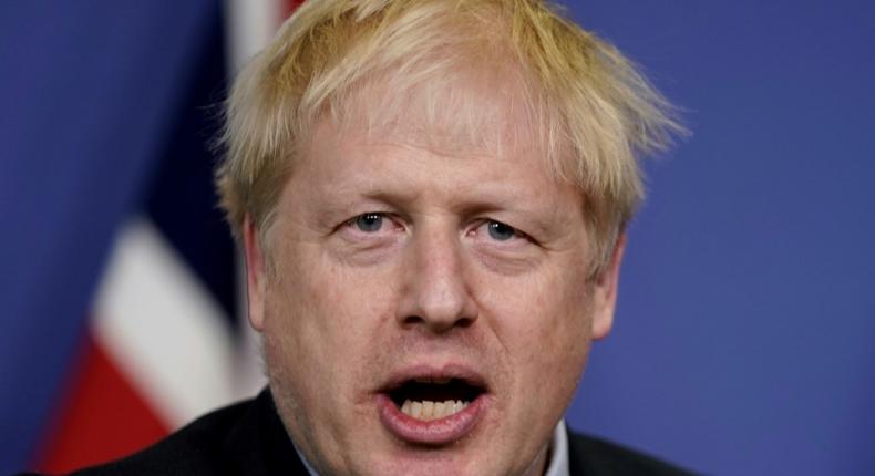 British Prime Minister Boris Johnson, pictured October 17, 2019, and the EU, have struck a draft Brexit deal