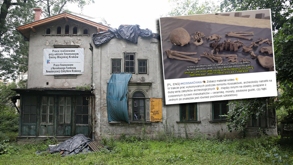 Remont Kossakówki. Znaleziono szkielet kobiety w domu Juliusza Kossaka