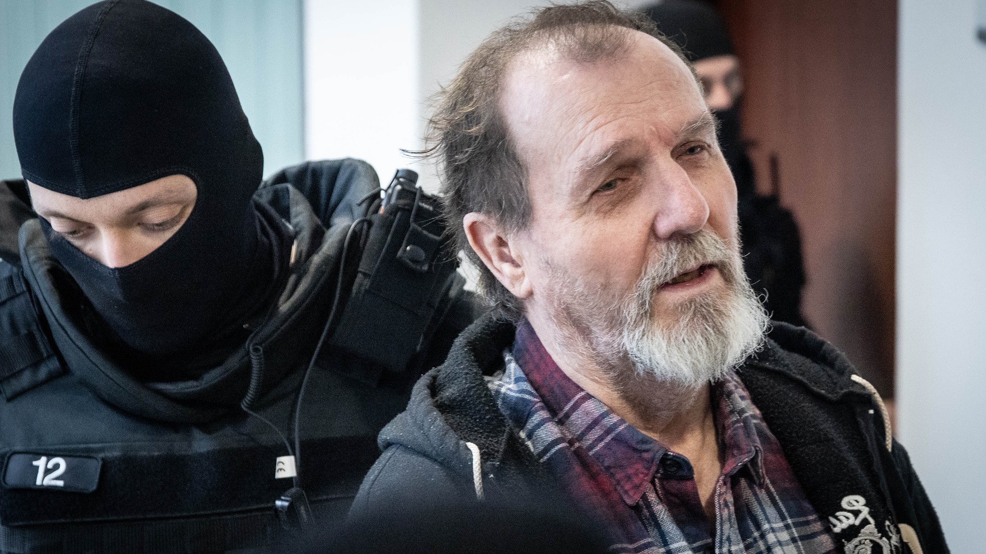 Atentátnik Juraj C. na Okresnom súdu Trenčín