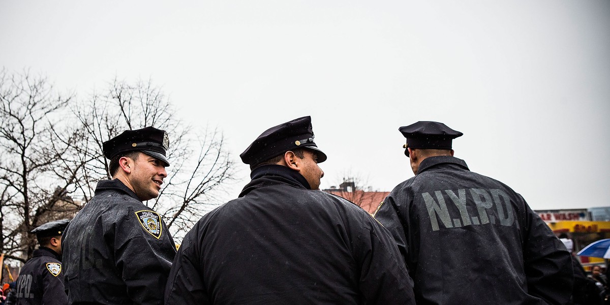 NYPD officers.