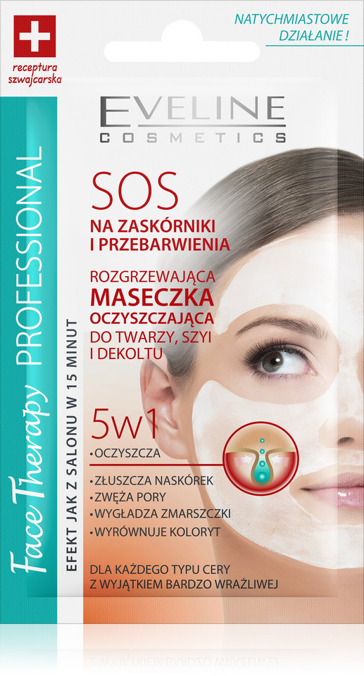 SOS rozgrzewająca maseczka oczyszczająca 5 w 1 Eveline Cosmetics