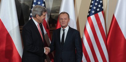 Tusk spotkał się z Kerrym