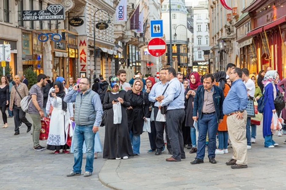 Ljudi na ulicama Beča