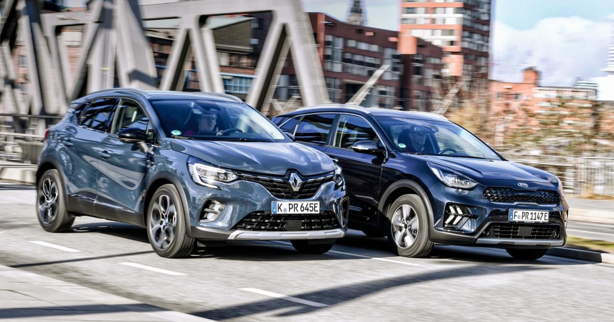 Kia Niro kontra Renault Captur dwie hybrydy ładowane z