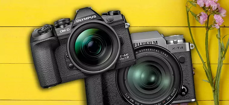 Fujifilm X-T4 i Olympus E-M1 - pojedynek niewielkich aparatów systemowych