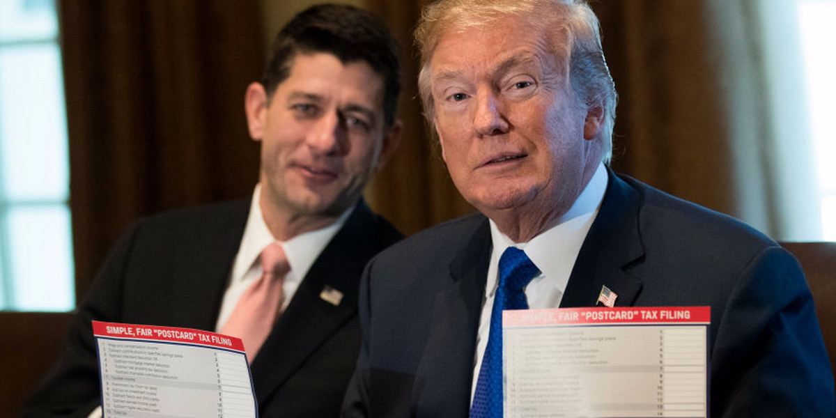 A new government report shows most Americans would get a tax cut under the GOP tax plan — but many would pay more