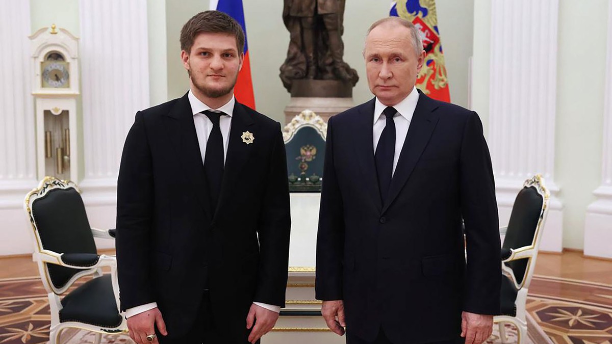 Ahmat Kadirov i Vladimir Putin 2023. godine