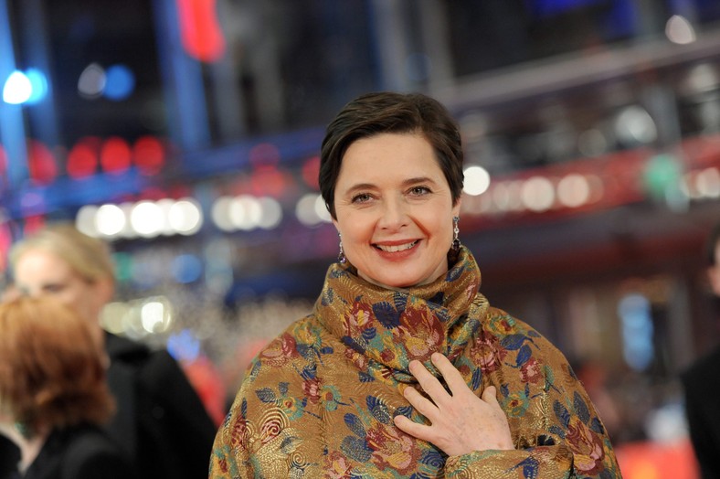 Przewodnicząca jury 61. Międzynrodowego Festiwalu Filmowego w Berlinie  Isabella Rossellini fot. BRITTA PEDERSEN PAP/EPA