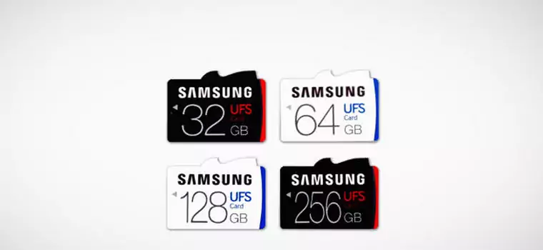 Samsung UFS 1.0 - karty pamięci, które zostawiają w tyle microSD