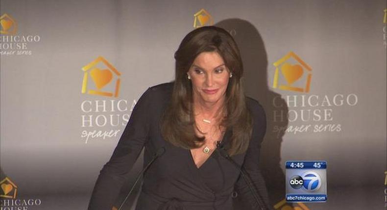 Caitlyn Jenner speaks on transgender issues in Chicago House