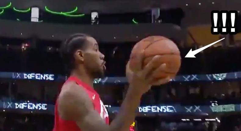 Kawhi Leonard fake