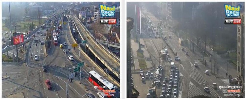 Jutarnji špic u Beogradu