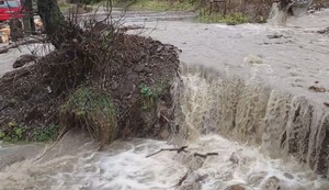 Izlivanje bujičnog potoka u Priboju