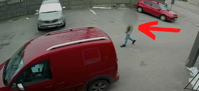 Ukradł z samochodu 700 zł, ale nie przewidział jednego [WIDEO]