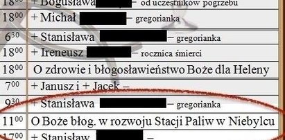 Wierni nie mogli uwierzyć w taką intencję