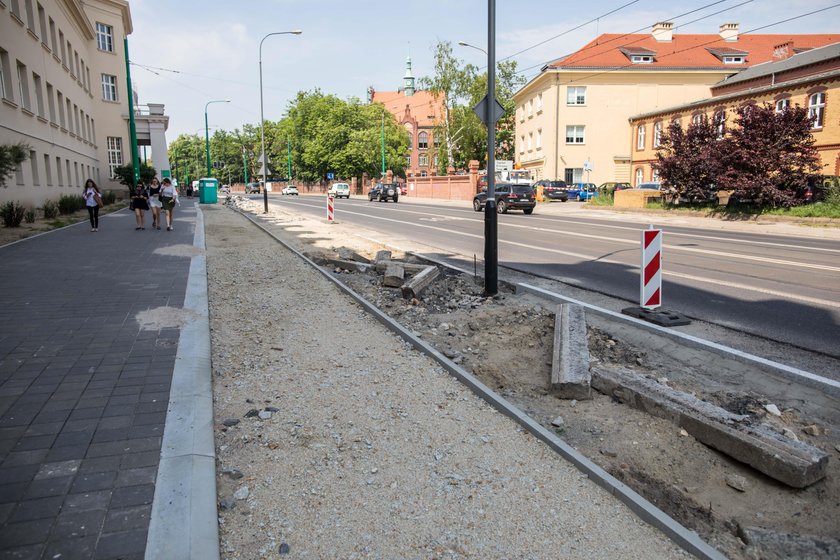 Budują ścieżkę rowerową na ul. Grunwaldzkiej