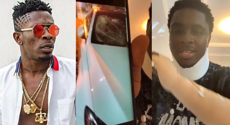 Shatta Wale sends goon to beat Kweku Smoke