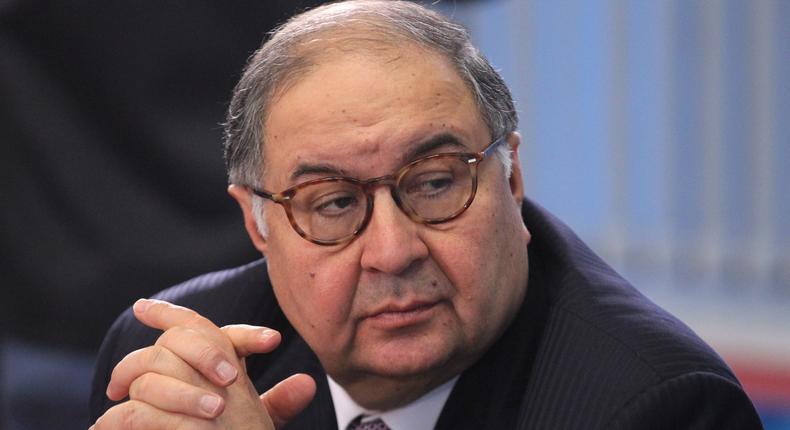 Russian billionaire and businessman Alisher Usmanov.