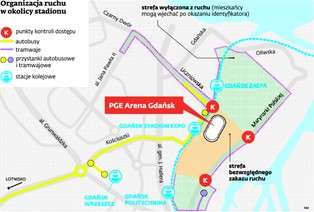 Euro 2012: W Gdańsku będą ograniczenia w ruchu, ale mało uciążliwe