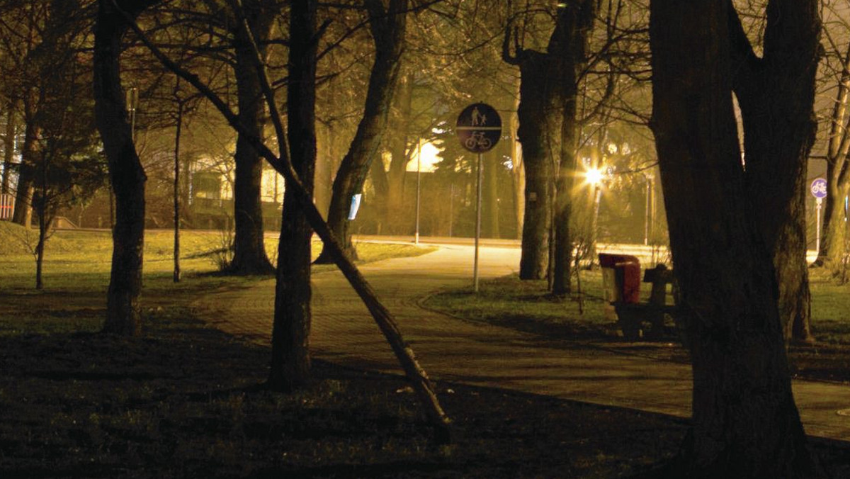 Park na osiedlu Armii Krajowej tonie w ciemnościach, choć korzystają z niego setki osób. Tymczasem zamiast stawiać nowe lampy w parku, w tym roku ratusz woli je montować na małych ulicach.
