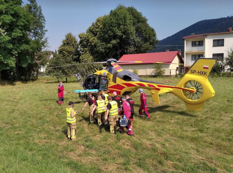 Wypadek na trasie Tour de Pologne