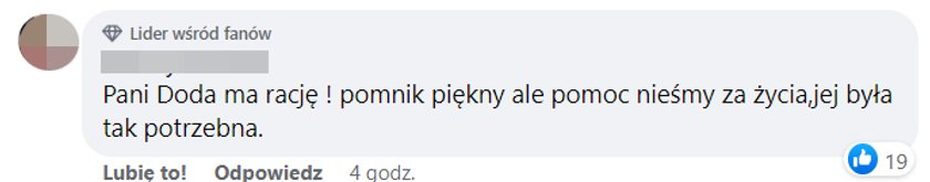 Fani zgadzają się ze słowami Dody.