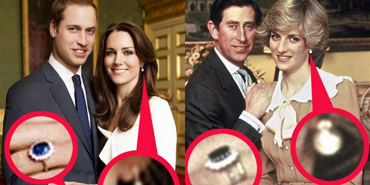 Księżna Kate nosi te same kolczyki co Lady Di