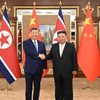Si Đinping i Kim Džong Un u Pjongjangu 8. juna
