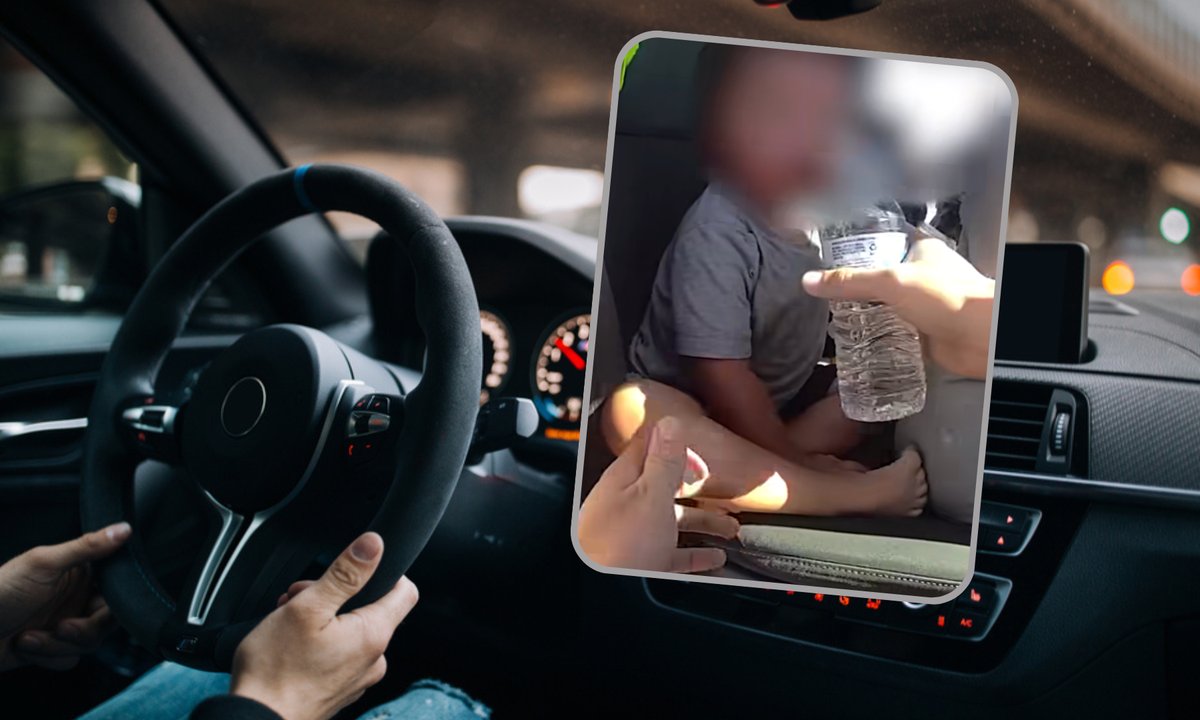 O krok od tragedii. Ojciec zostawił dzieci w aucie. Na zewnątrz było 40 stopni