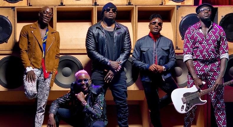 Khaligraph Jones with Sauti Sol 