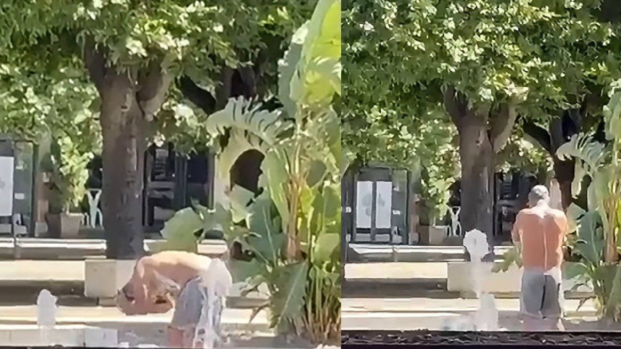 Un român și-a făcut duș într-o fântână din Italia: „Nu este nici un polițist local prin zonă?”