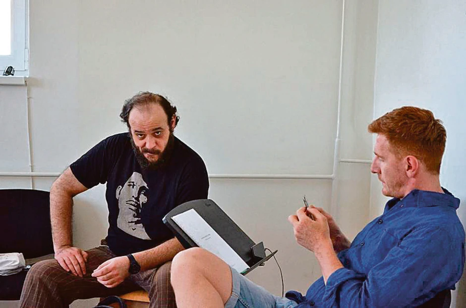 U predstvai igraju Ljubomir Bandović i Vladimir Aleksić