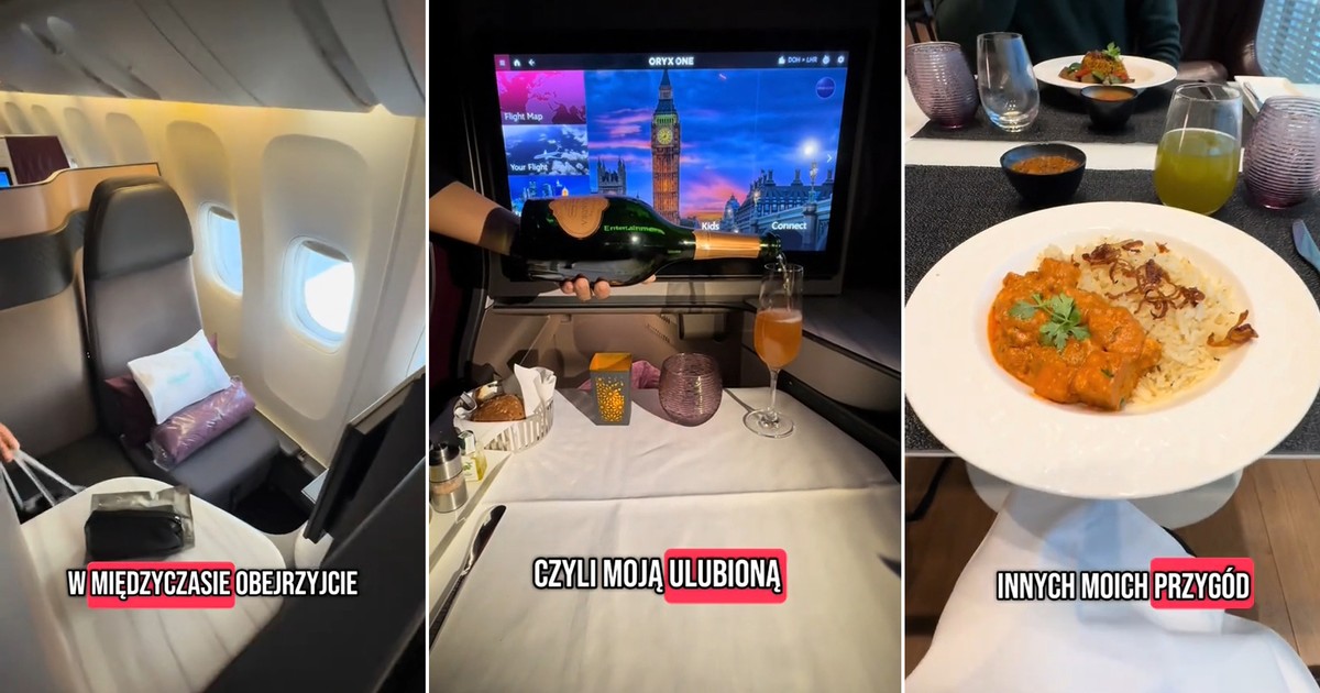 Polska TikTokerka pokazała najlepszą na świecie biznes klasę. Tak wygląda lot za 25 tys. zł