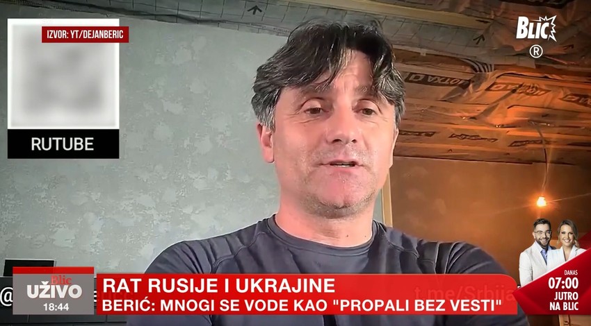 Dejan Berić, regruter za rusku vojsku