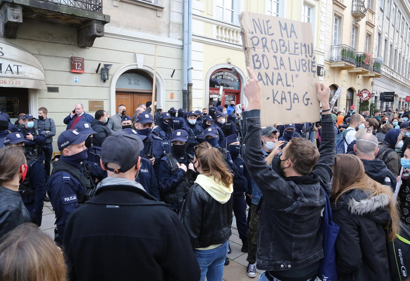 Protest Warszawa.