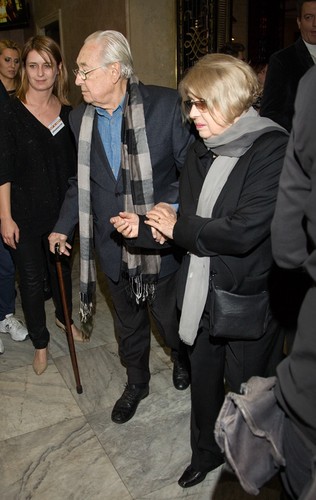 Andrzej Wajda na premierze filmu 'Bilet na księżyc'