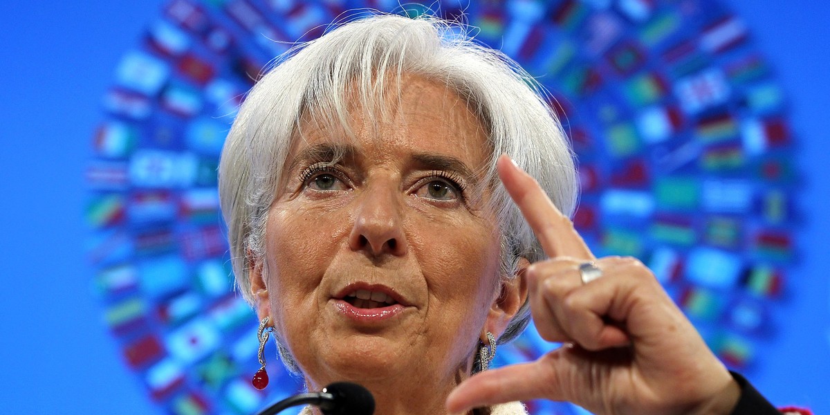 Christine Lagarde, szefowa Międzynarodowego Funduszu Walutowego