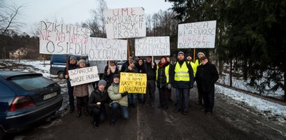 Mieszkańcy osiedla Łagiewniki protestują