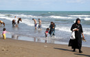 Morze Kaspijskie, północnym Iran, 4 lipca 2013 r.