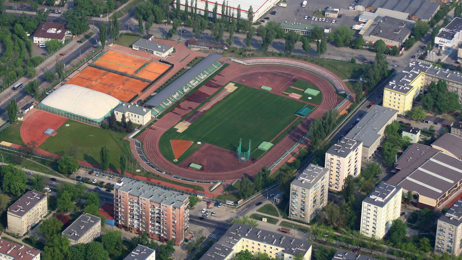 Stadion „Podskarbińska”, zdjęcie z 2009 r.