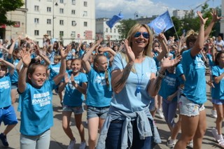 Martyna Wojciechowska na Błękitnym Marszu Pokoju