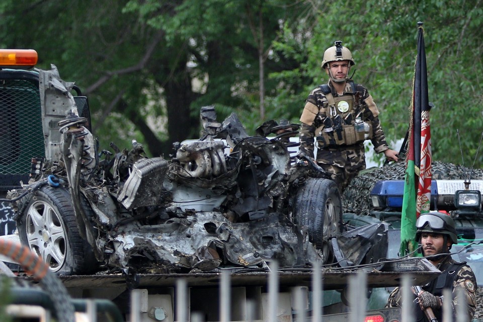 AFGHANISTAN SUICIDE BOMB BLAST (Suicide bomb blast targets NATO convoy in Afghanistan)