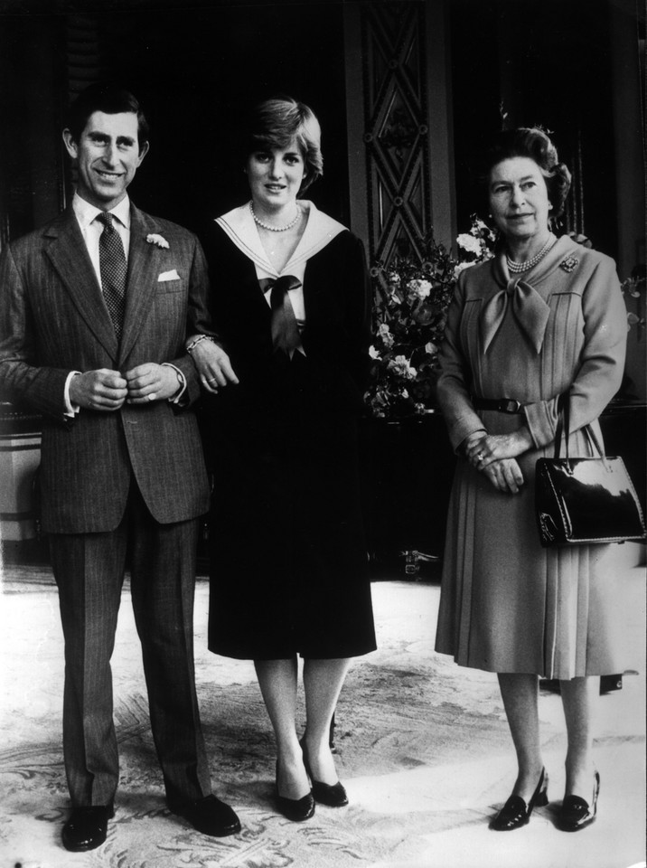 Diana, Karol i Elżbieta II