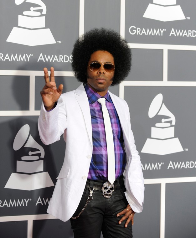 Nagrody Grammy za 2010 r: Kubański piosenkarz - autor tesktów Alex Cuba fot. MIKE NELSON PAP/EPA.