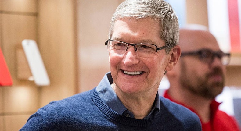 Apple CEO Tim Cook wakes up early starts his day by sifting through the hundreds of emails he gets from customers.Andrew Burton / Getty Images