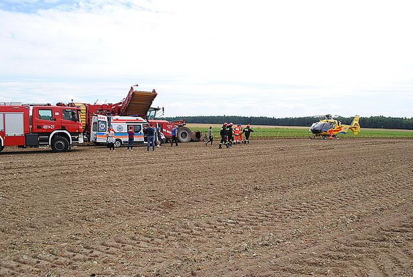 Tragedia podczas zbiorów. 16-latka straciła stopę