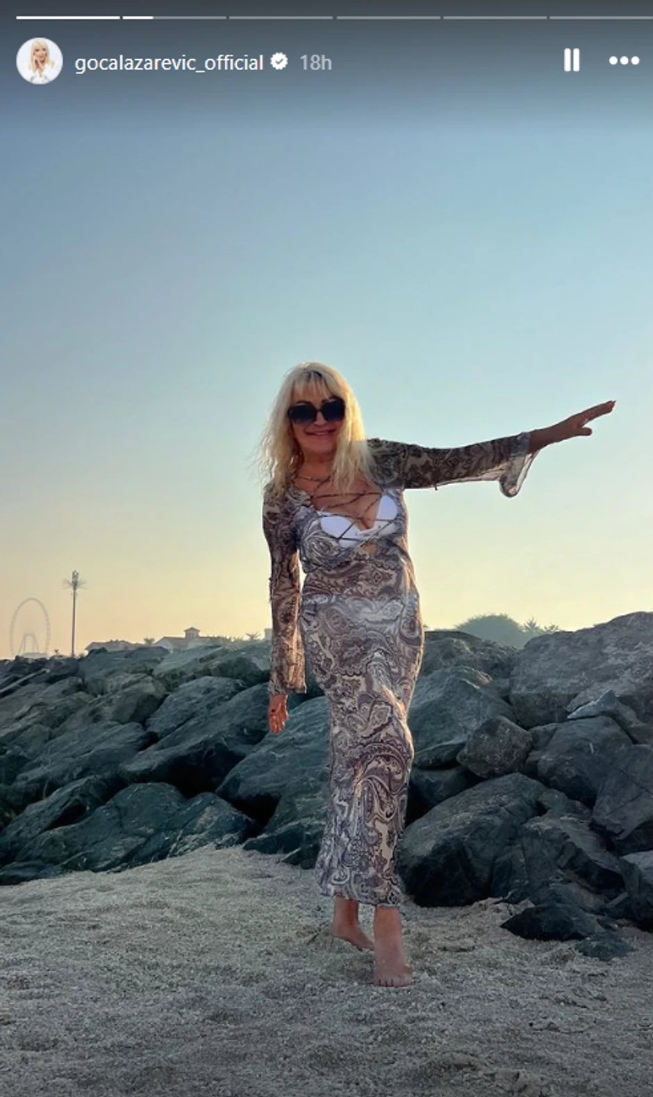 Goca Lazarević u Dubaiju