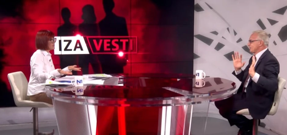 Goran Svilanović u emisiji "Iza vesti"